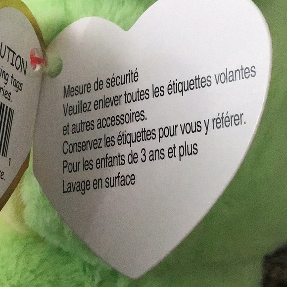 TY BEANIE BELLIES SNAPPER THE FROG - Picture 8 of 10